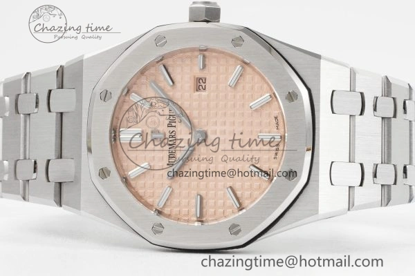 Lady Royal Oak 33mm SS JJF 1:1 Best Edition Cream Dial on SS Bracelet ETA Quartz Compact 10149