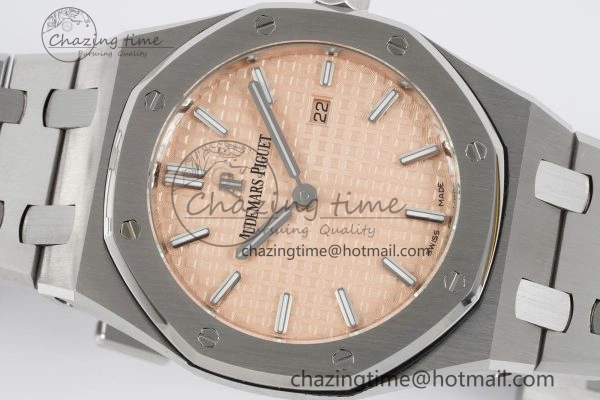 Lady Royal Oak 33mm SS JJF 1:1 Best Edition Cream Dial on SS Bracelet ETA Quartz Compact 10149