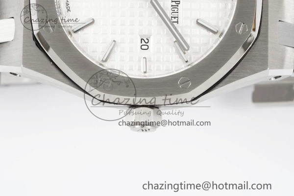 OdorResistant Lady Royal Oak 33mm SS JJF 1:1 Best Edition White Dial on SS Bracelet ETA Quartz 4641