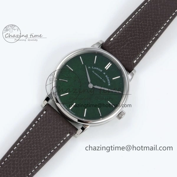 Langematik MK Best Edition SS Black Dial On Black Leather Strap A Durable 4199