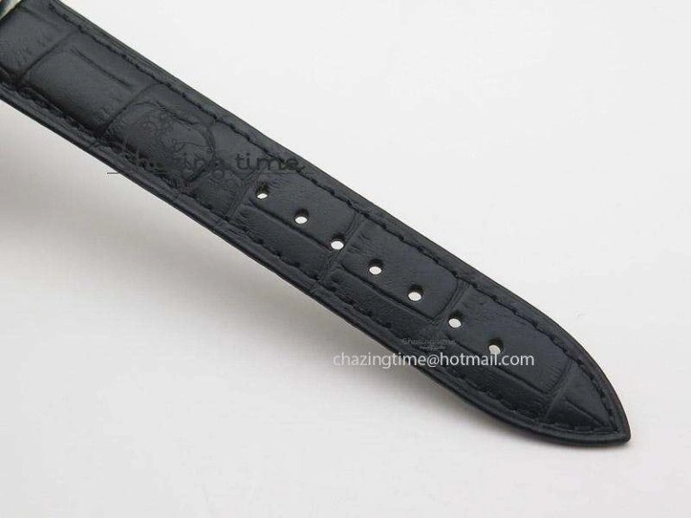 Langematik MK Best Edition SS Black Dial On Black Leather Strap A Durable 4199