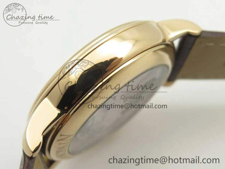 Le Brassus Carrousel Erotic Timepiece RG White Dial on Brown Leather Strap A23J Effortless 5289