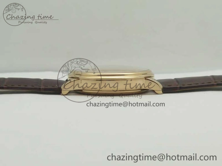 Le Brassus Carrousel Erotic Timepiece RG White Dial on Brown Leather Strap A23J Effortless 5289