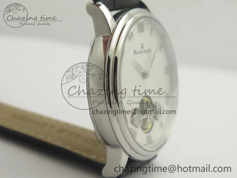 Le Brassus Carrousel Erotic Timepiece SS White Dial on Black Leather Strap A23J GoAnywhere 5288
