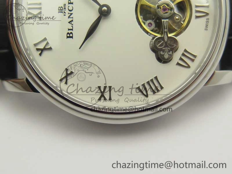 Le Brassus Carrousel Erotic Timepiece SS White Dial on Black Leather Strap A23J GoAnywhere 5288