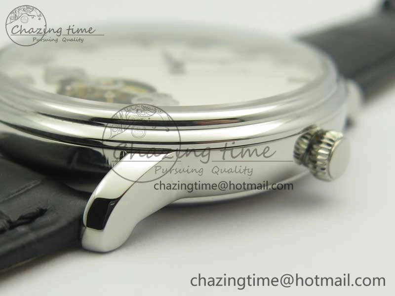 Le Brassus Carrousel Erotic Timepiece SS White Dial on Black Leather Strap A23J GoAnywhere 5288