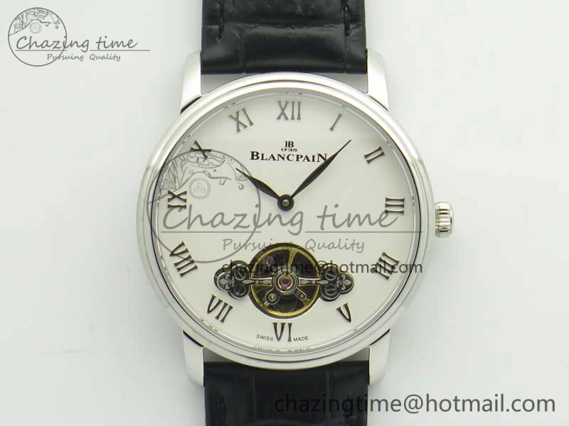 Le Brassus Carrousel Erotic Timepiece SS White Dial on Black Leather Strap A23J GoAnywhere 5288
