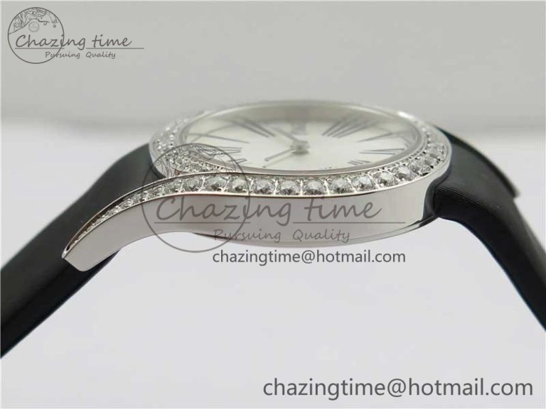 Limelight Gala G0A38160 32mm SS ZF 1:1 Best Edition Silver Dial On Leather Strap Siwss Quartz TravelReady 10457