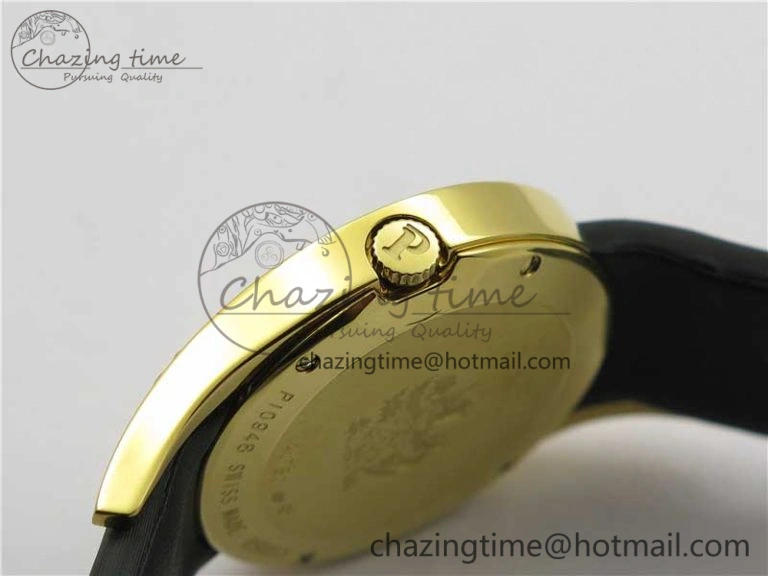 Flexible Limelight Gala G0A38160 32mm YG ZF 1:1 Best Edition Silver Dial On Leather Strap Siwss Quartz 10456