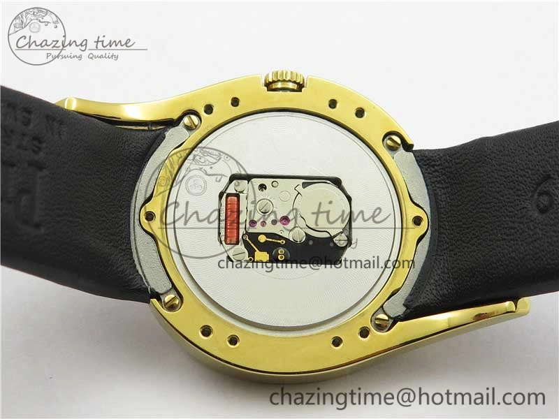 Flexible Limelight Gala G0A38160 32mm YG ZF 1:1 Best Edition Silver Dial On Leather Strap Siwss Quartz 10456