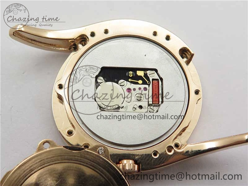 Limelight Gala G0A45361 32mm RG ZF 1:1 Best Edition Silver Dial on Black Fabric Strap Siwss Quartz Fashionable 9113
