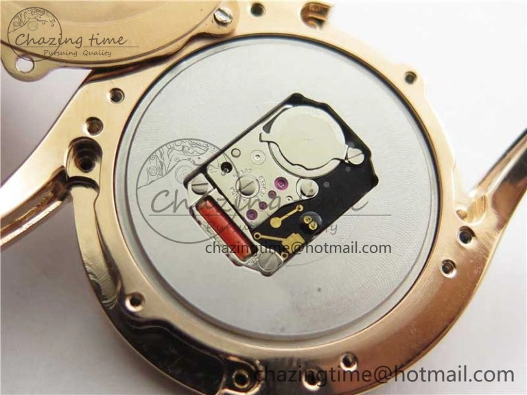 Limelight Gala G0A45361 32mm RG ZF 1:1 Best Edition Silver Dial on Black Fabric Strap Siwss Quartz Fashionable 9113