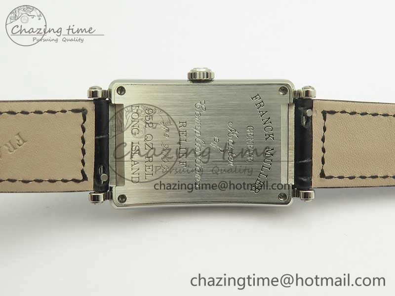 Long Island 952QZ SS GF 1:1 Best Edition On Leather Strap Swiss Quartz WaterResistant 6590
