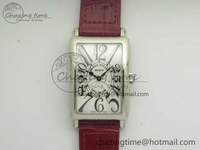 Long Island 952QZ SS GF 1:1 Best Edition On Leather Strap Swiss Quartz WaterResistant 6590