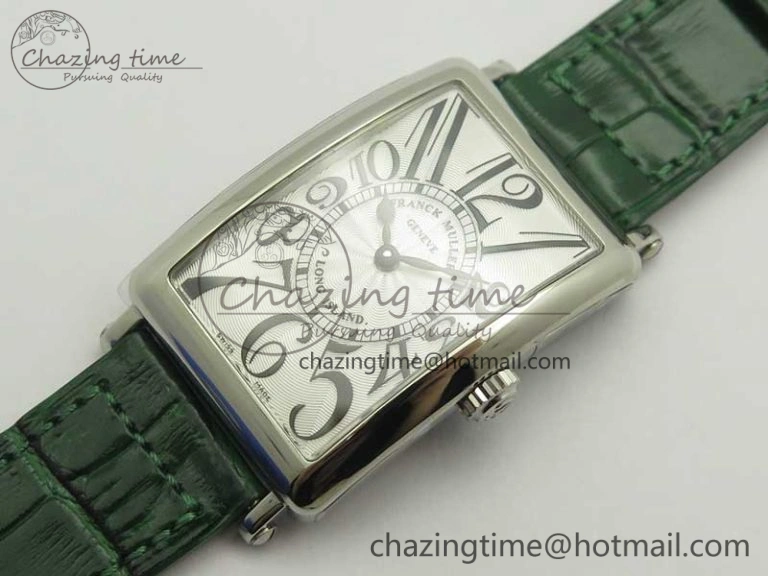 Long Island 952QZ SS GF 1:1 Best Edition On Leather Strap Swiss Quartz WaterResistant 6590