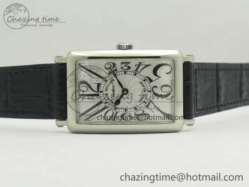 Long Island 952QZ SS GF 1:1 Best Edition On Leather Strap Swiss Quartz WaterResistant 6590