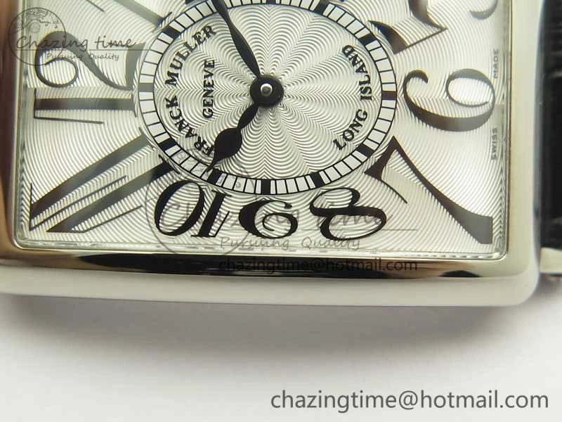 Long Island 952QZ SS GF 1:1 Best Edition On Leather Strap Swiss Quartz WaterResistant 6590