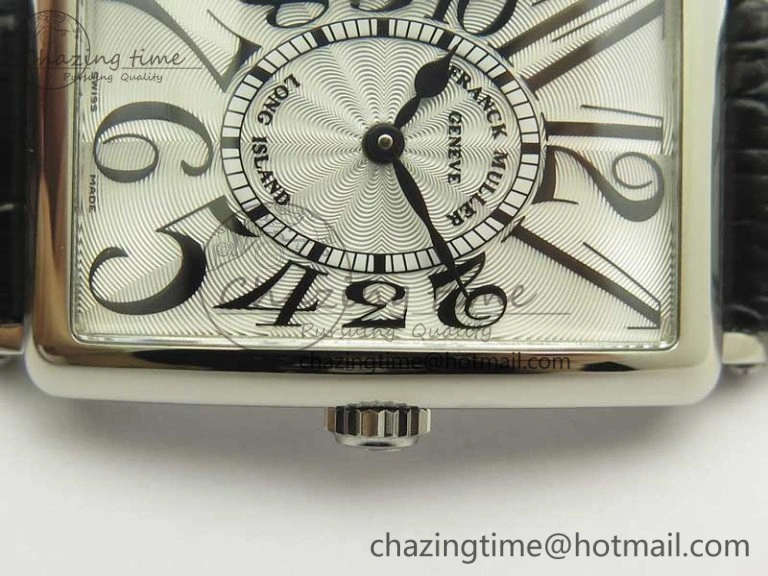 Long Island 952QZ SS GF 1:1 Best Edition On Leather Strap Swiss Quartz WaterResistant 6590
