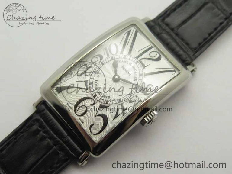 Long Island 952QZ SS GF 1:1 Best Edition On Leather Strap Swiss Quartz WaterResistant 6590
