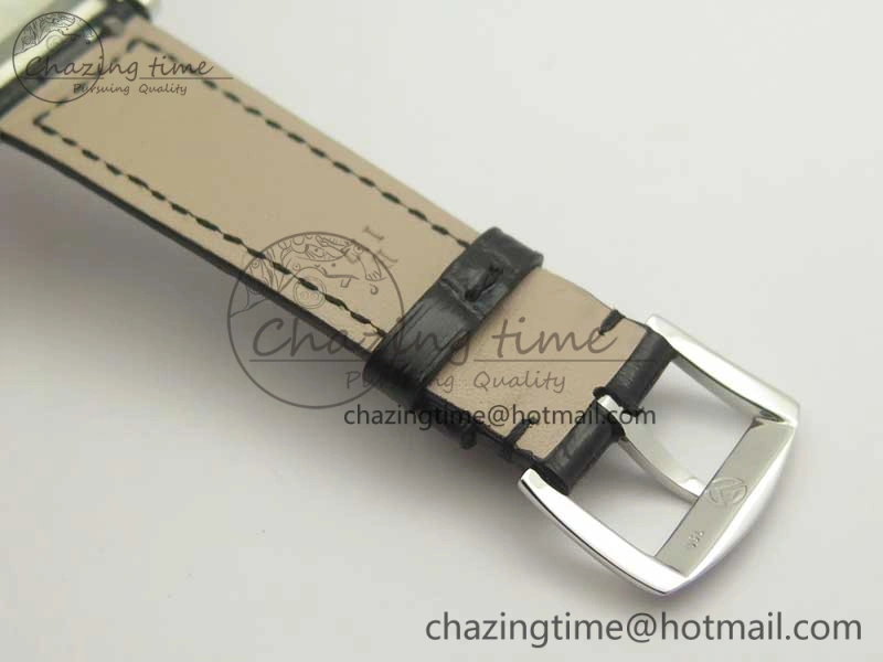 Supportive Long Island Color Dream SS Diamonds Bezel GF 1:1 Best Edition on Black Leather Strap Swiss Quartz 10702