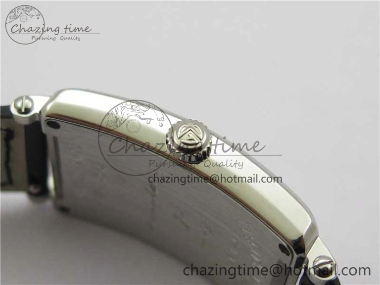 Long Island Ladies SS ZF 1:1 Best Edition on Black Leather Strap Ronda Quartz HighPerformance 10363
