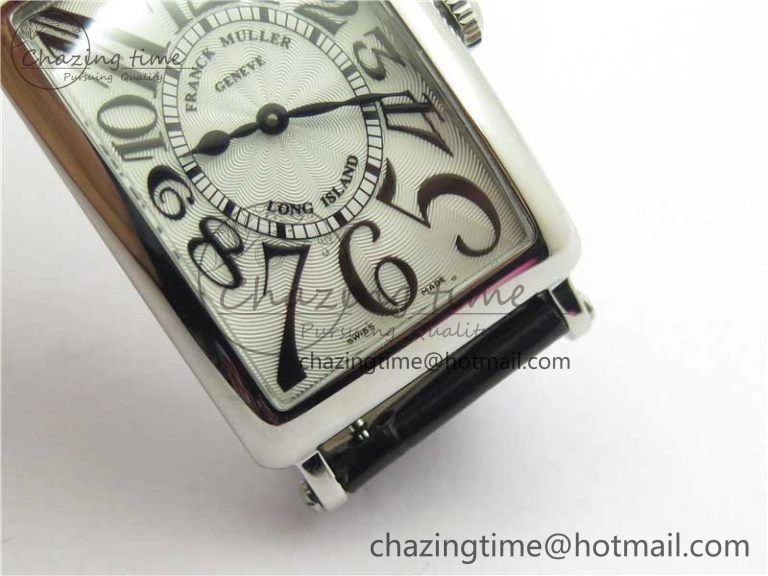 Long Island Ladies SS ZF 1:1 Best Edition on Black Leather Strap Ronda Quartz HighPerformance 10363