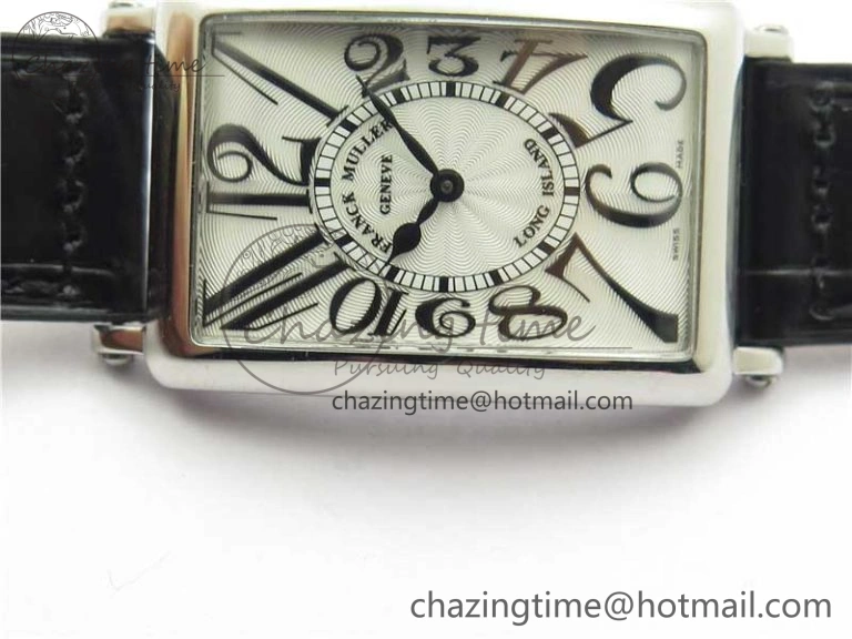 Long Island Ladies SS ZF 1:1 Best Edition on Black Leather Strap Ronda Quartz HighPerformance 10363