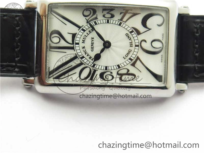 Long Island Ladies SS ZF 1:1 Best Edition on Black Leather Strap Ronda Quartz HighPerformance 10363