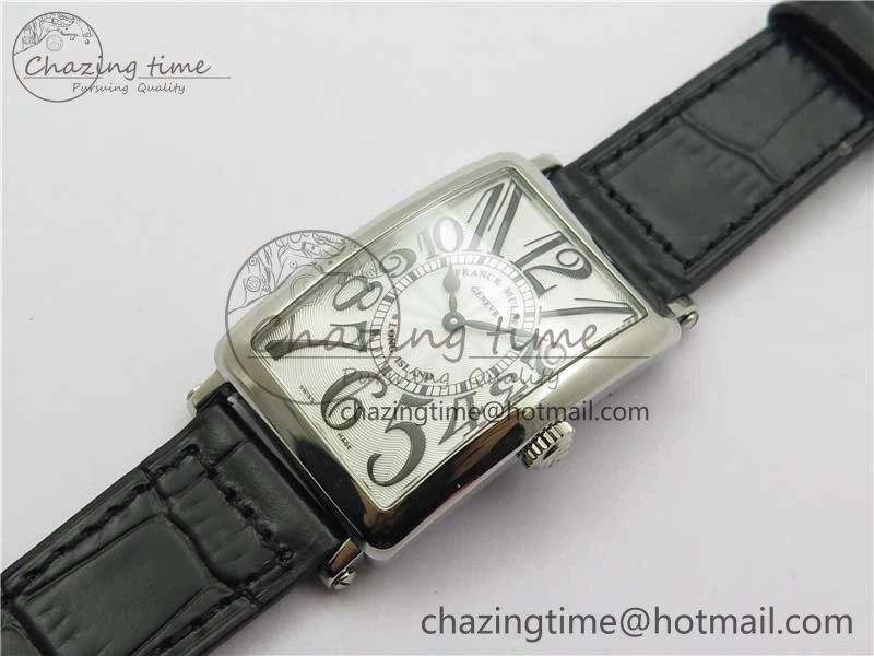 Long Island Ladies SS ZF 1:1 Best Edition on Black Leather Strap Ronda Quartz HighPerformance 10363