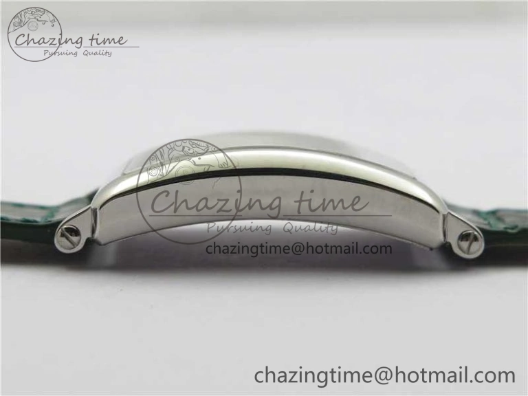 Long Island Ladies SS ZF 1:1 Best Edition on Green Leather Strap Ronda Quartz Unique 6538