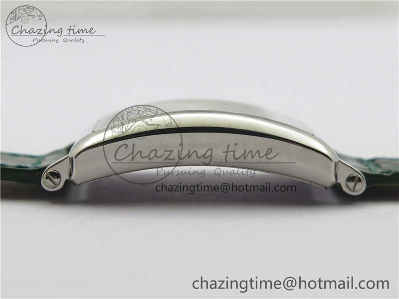 Long Island Ladies SS ZF 1:1 Best Edition on Green Leather Strap Ronda Quartz Unique 6538