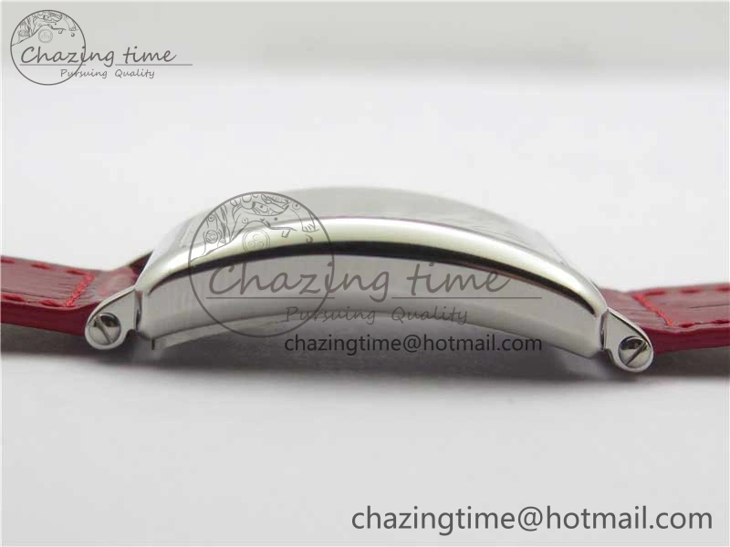 Long Island Ladies SS ZF 1:1 Best Edition on Red Leather Strap Ronda Quartz Trendsetting 10361