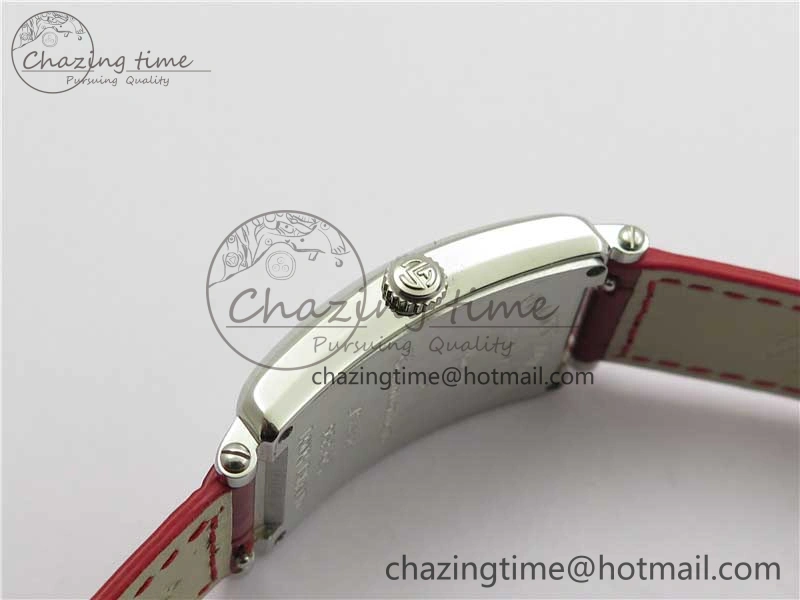 Long Island Ladies SS ZF 1:1 Best Edition on Red Leather Strap Ronda Quartz Trendsetting 10361