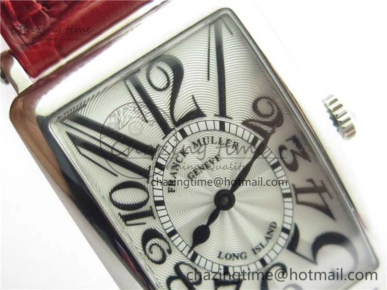 Long Island Ladies SS ZF 1:1 Best Edition on Red Leather Strap Ronda Quartz Trendsetting 10361