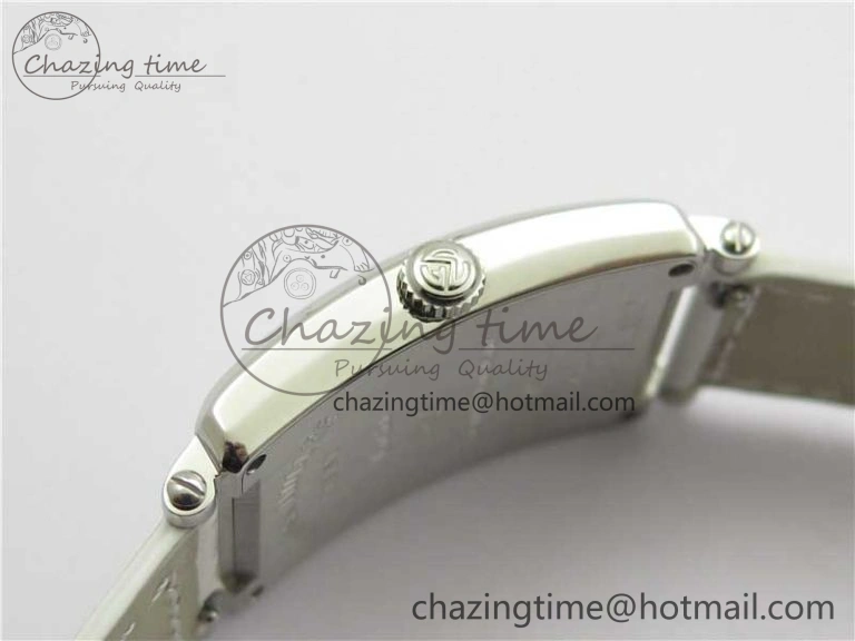 TravelReady Long Island Ladies SS ZF 1:1 Best Edition on White Leather Strap Ronda Quartz 6543