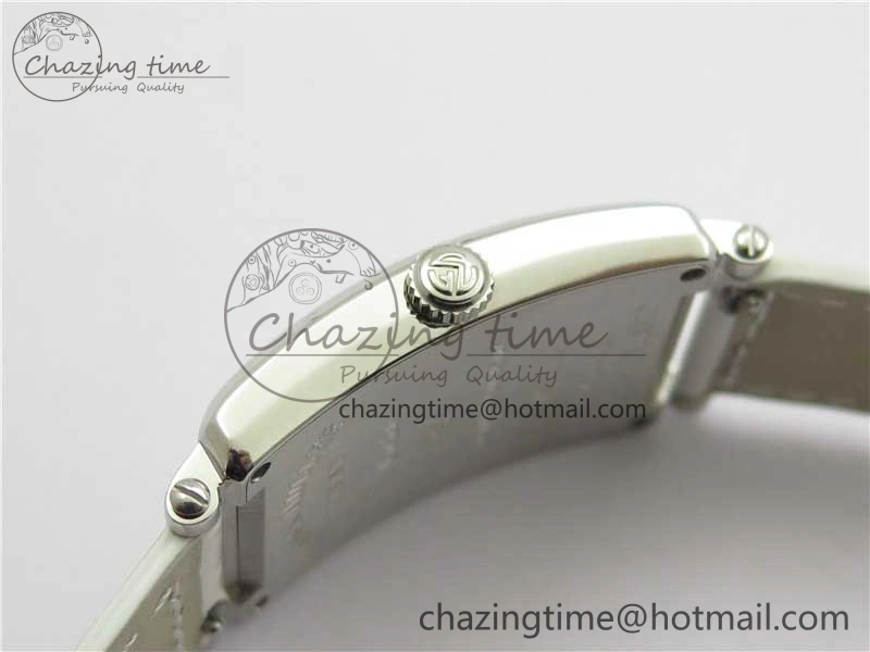 TravelReady Long Island Ladies SS ZF 1:1 Best Edition on White Leather Strap Ronda Quartz 6543