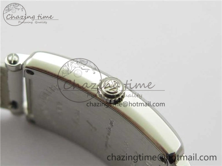 TravelReady Long Island Ladies SS ZF 1:1 Best Edition on White Leather Strap Ronda Quartz 6543