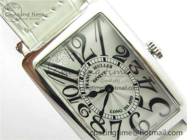 TravelReady Long Island Ladies SS ZF 1:1 Best Edition on White Leather Strap Ronda Quartz 6543