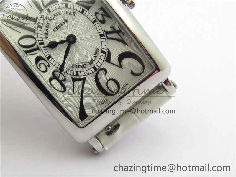 TravelReady Long Island Ladies SS ZF 1:1 Best Edition on White Leather Strap Ronda Quartz 6543