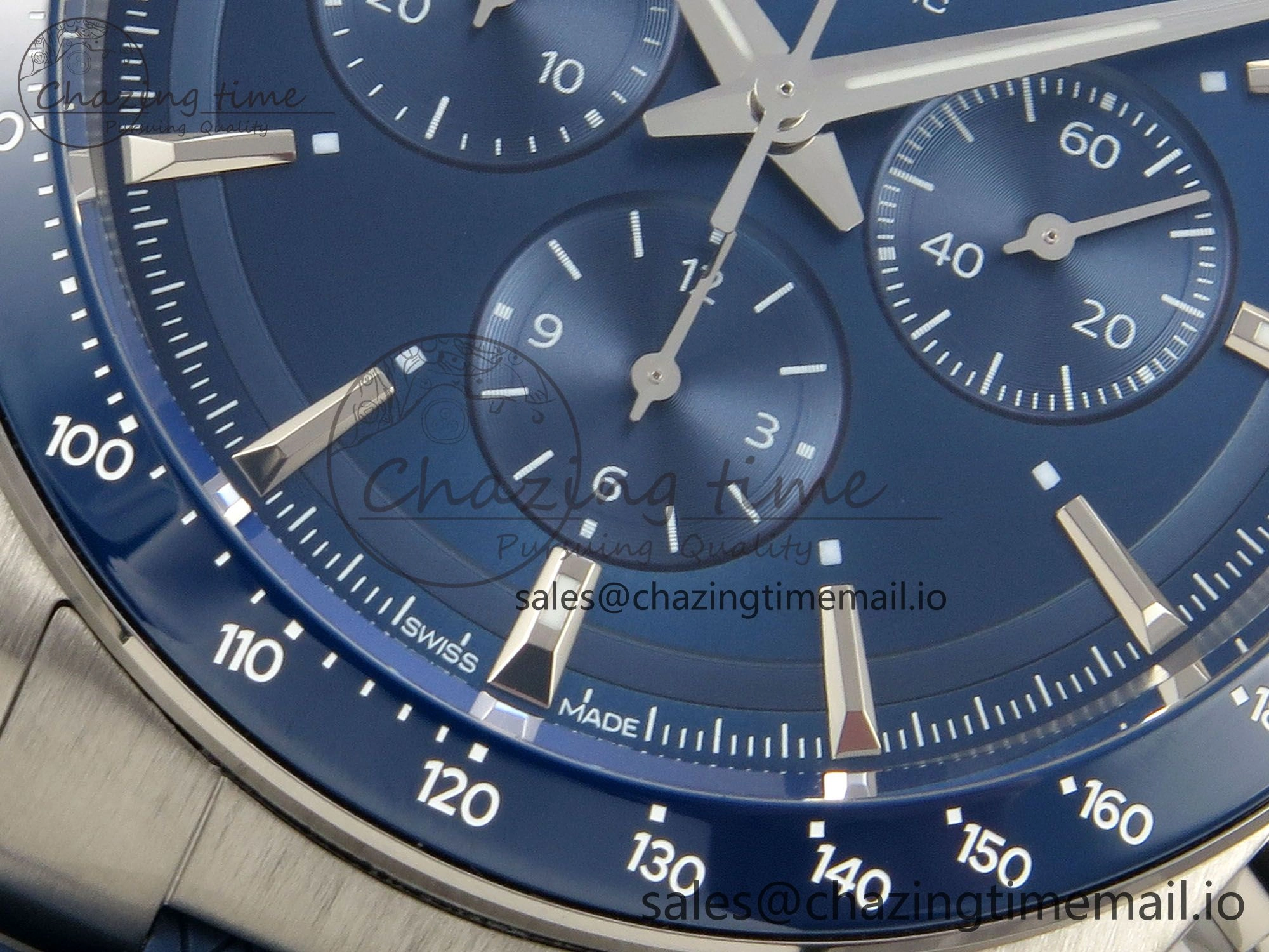 GoodFit Longines Conquest 40mm SS AF 1:1 Best Edition Blue Dial on Blue Rubber Strap A 7539