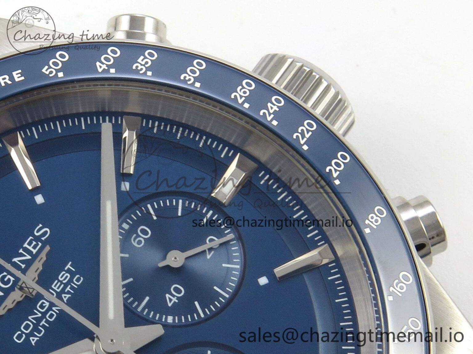 GoodFit Longines Conquest 40mm SS AF 1:1 Best Edition Blue Dial on Blue Rubber Strap A 7539