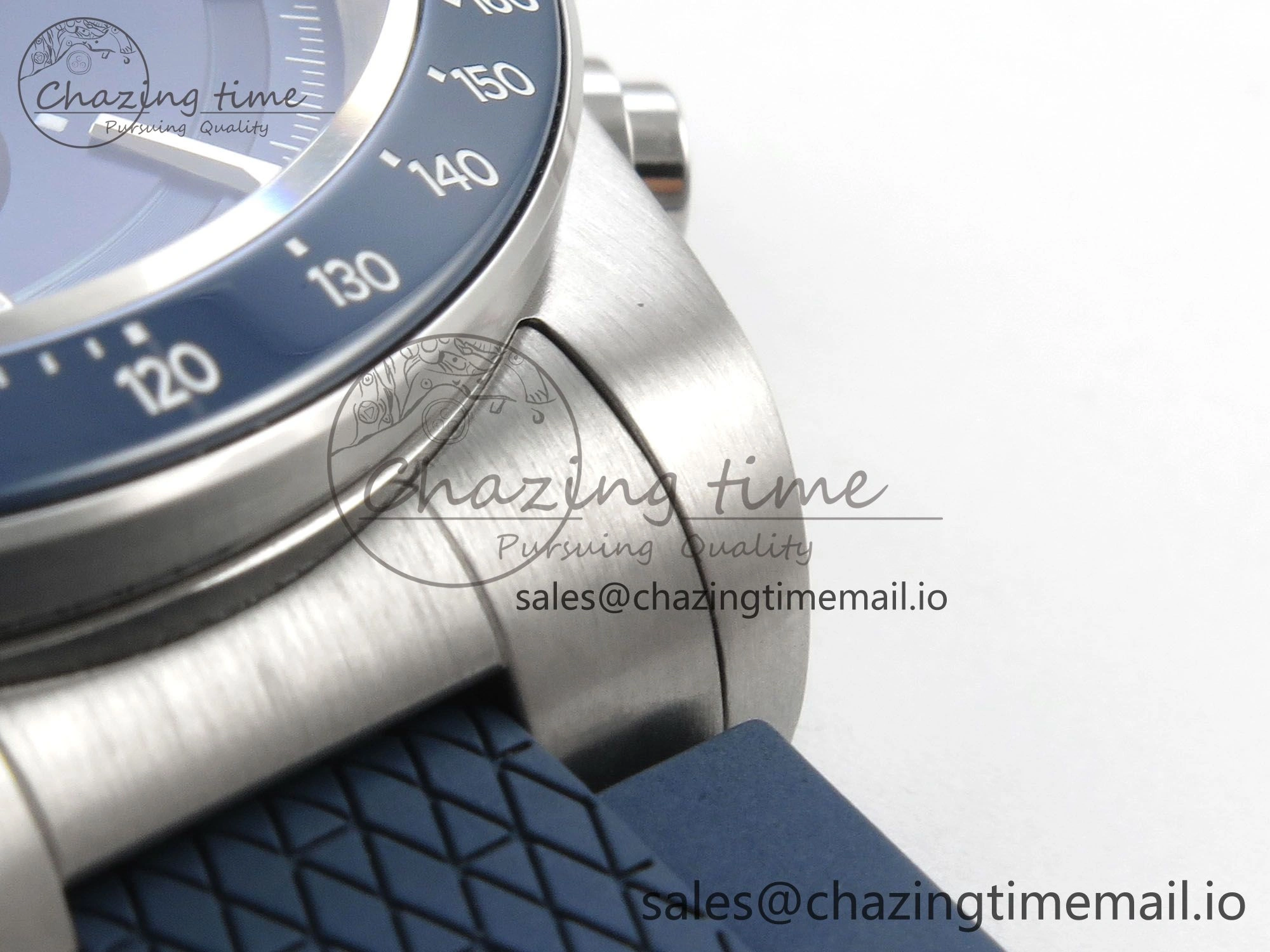 GoodFit Longines Conquest 40mm SS AF 1:1 Best Edition Blue Dial on Blue Rubber Strap A 7539
