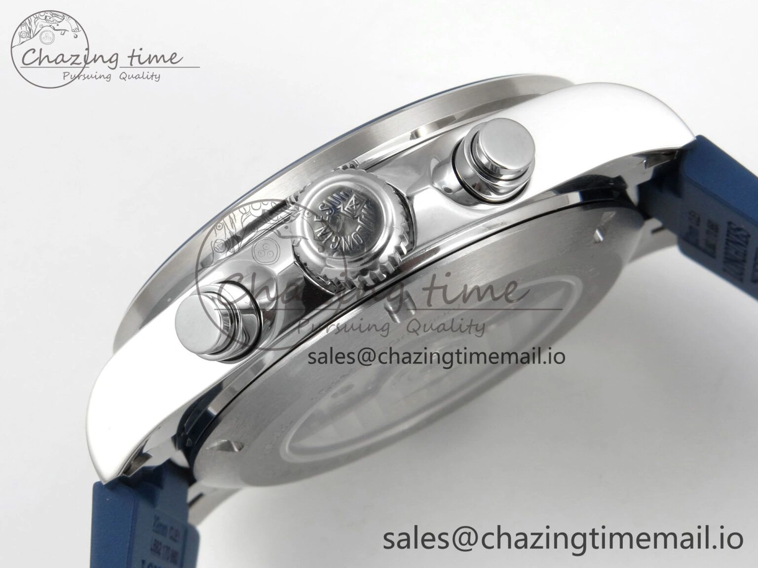 GoodFit Longines Conquest 40mm SS AF 1:1 Best Edition Blue Dial on Blue Rubber Strap A 7539
