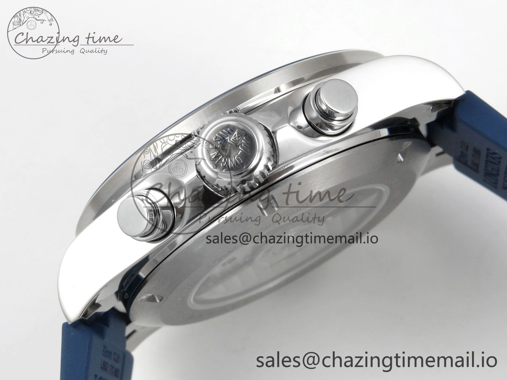 GoodFit Longines Conquest 40mm SS AF 1:1 Best Edition Blue Dial on Blue Rubber Strap A 7539