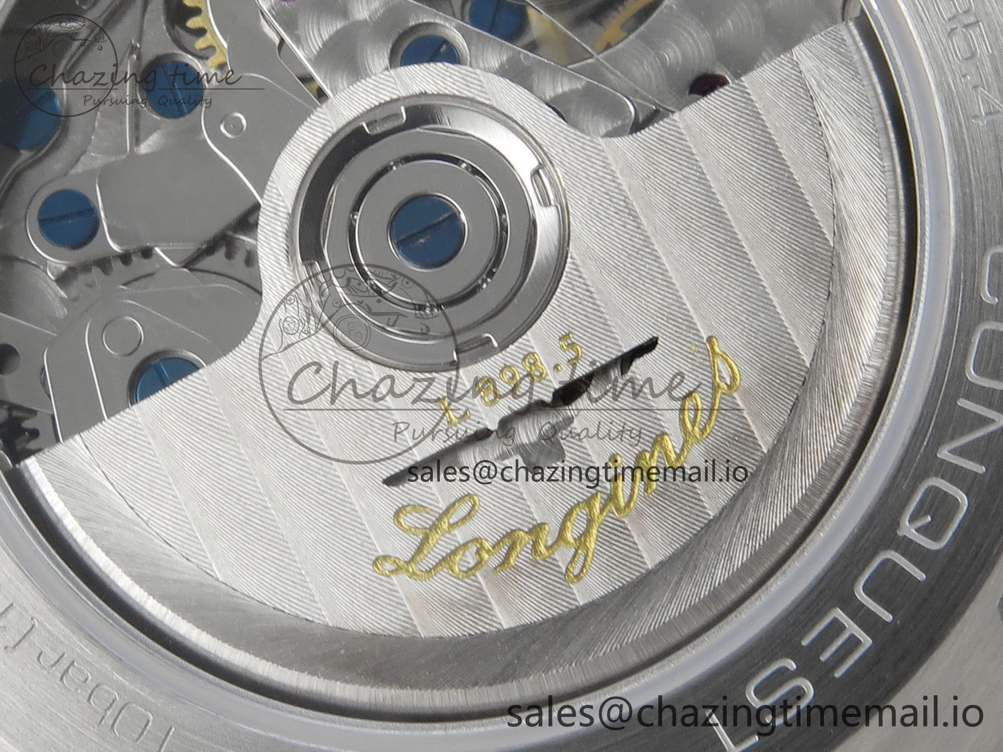 GoodFit Longines Conquest 40mm SS AF 1:1 Best Edition Blue Dial on Blue Rubber Strap A 7539