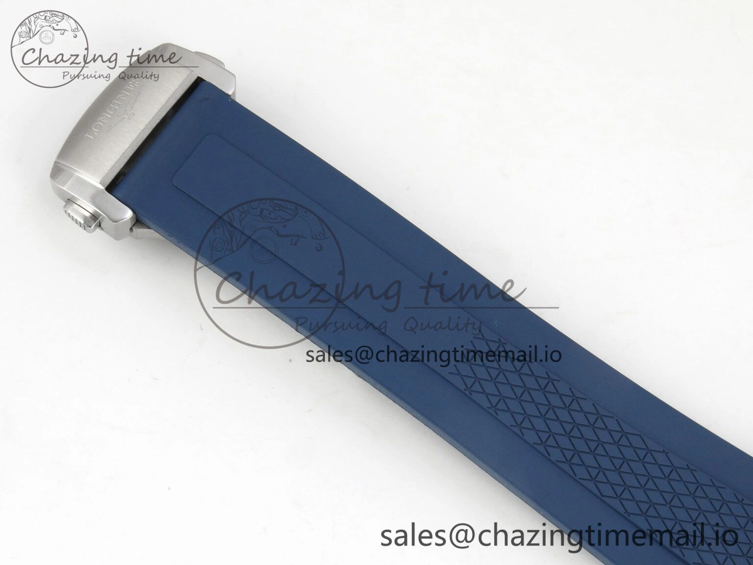 GoodFit Longines Conquest 40mm SS AF 1:1 Best Edition Blue Dial on Blue Rubber Strap A 7539