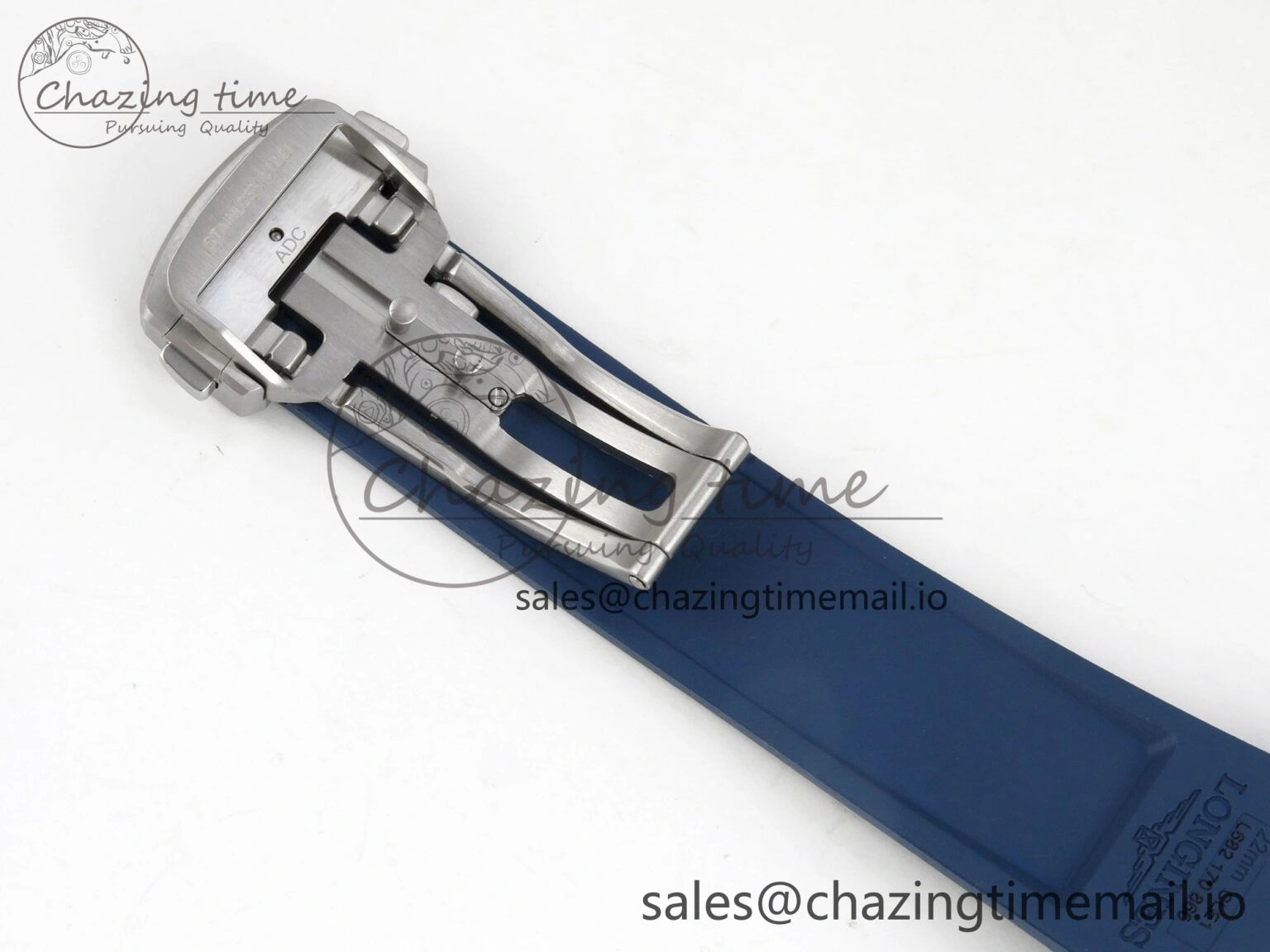 GoodFit Longines Conquest 40mm SS AF 1:1 Best Edition Blue Dial on Blue Rubber Strap A 7539