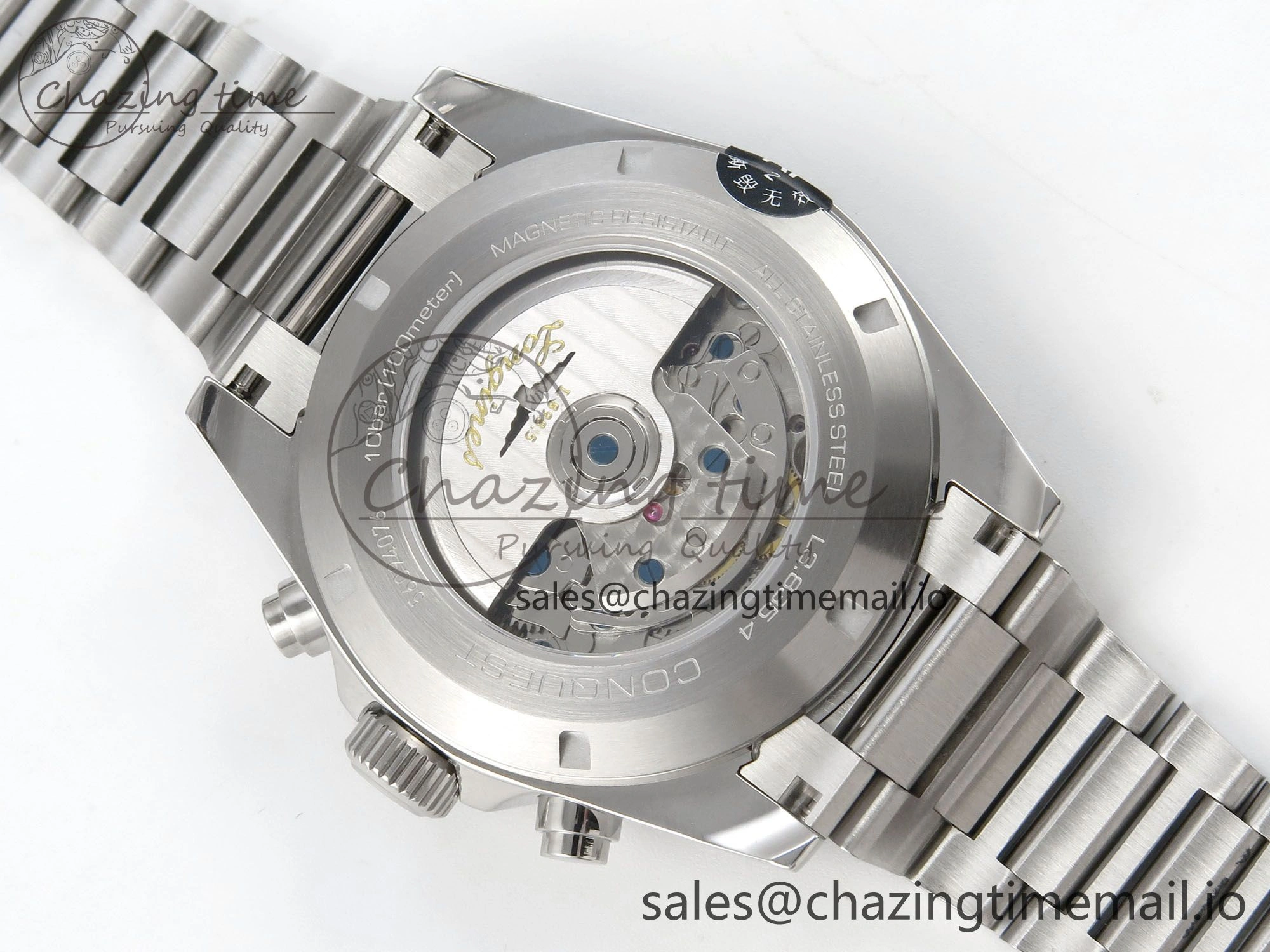 Effortless Longines Conquest 40mm SS AF 1:1 Best Edition Blue Dial on Stainless steel bracelet A 7534