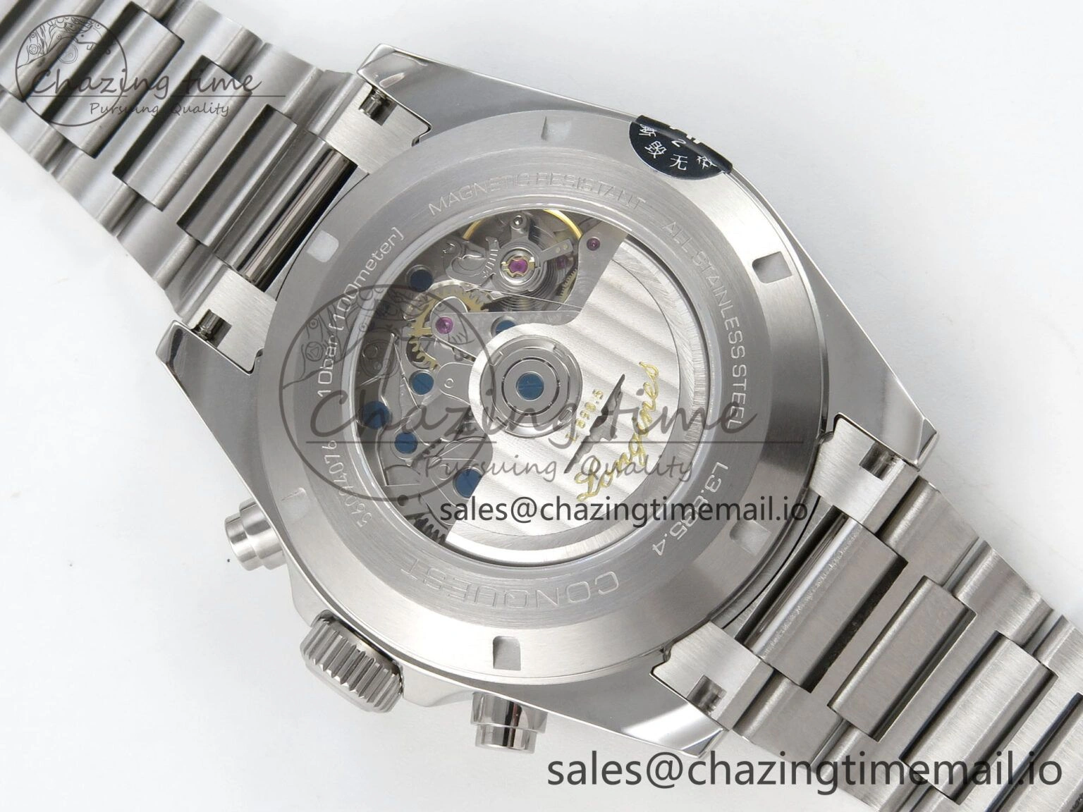 Effortless Longines Conquest 40mm SS AF 1:1 Best Edition Blue Dial on Stainless steel bracelet A 7534