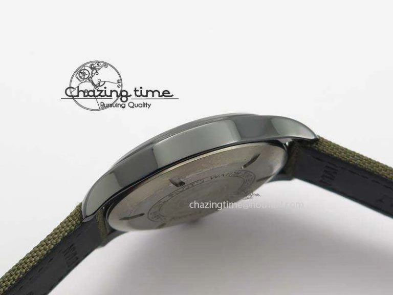 MARK XVII IW324702 Real Ceramic MK Best Edition Green Dial On Green Nylon Strap A Original 7288